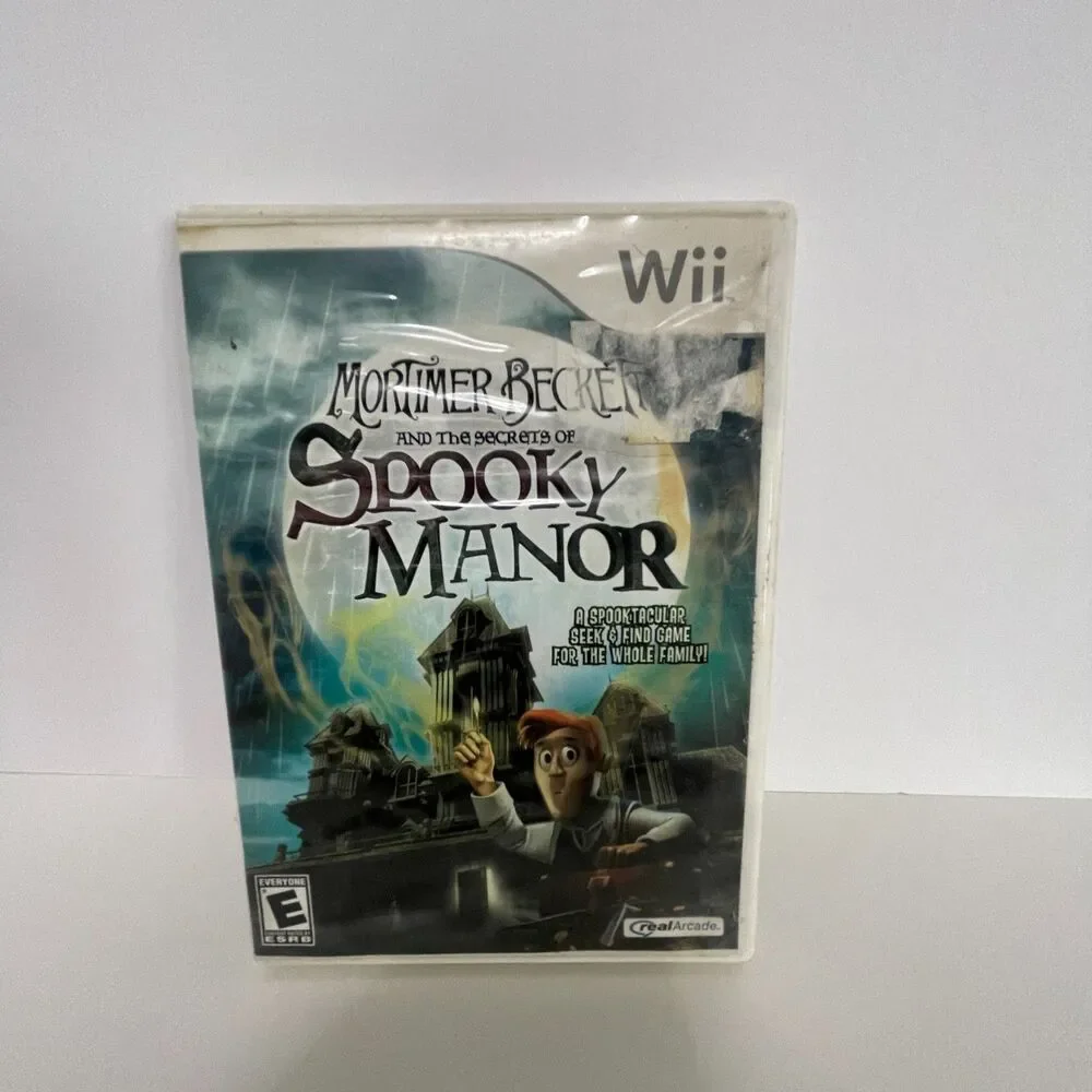 Mortimer Beckett and the Secrets of Spooky Manor Video Game Nintendo Wii READ